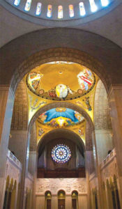 The nave domes of the Great Upper Church.